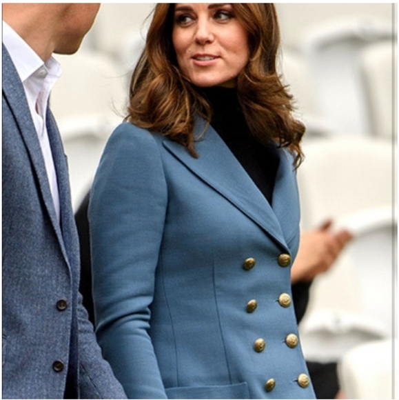 Philosophy di Lorenzo Serafini Double-Breasted Jacket Blazer ASO Kate Middleton - Picture 2 of 15